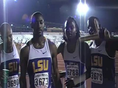 LSU men SMR champs 2010 Texas Relays