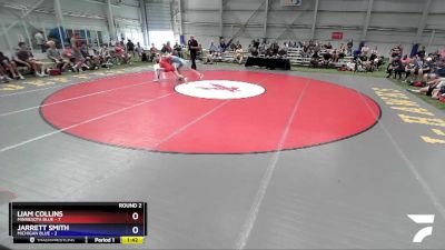 100 lbs Round 2 (8 Team) - Liam Collins, Minnesota Blue vs Jarrett Smith, Michigan Blue