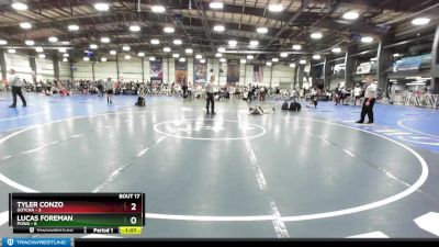 84 lbs Rd# 8- 12:30pm Saturday Final Pool - Lucas Foreman, POWA vs Tyler Conzo, Gotcha