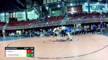 195 lbs Round 3 (8 Team) - Caleb Schwerdtfeger, Lincoln East vs Harrison Smith, Waverly