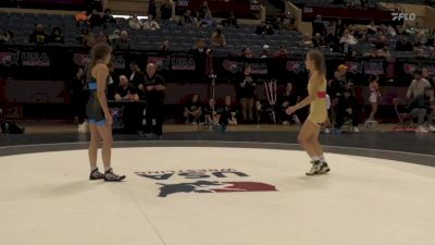 50 lbs Cons. Round 6 - Kendra Ryan, Cardinal Wrestling Club vs Ava Bayless, Iowa Womens Wrestling Club