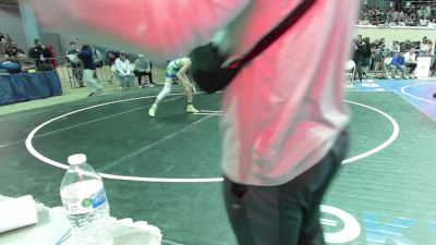 101 lbs Round Of 32 - Mason Mayday Burnham, Catoosa Wrestling vs Kolson Seachris, Bristow