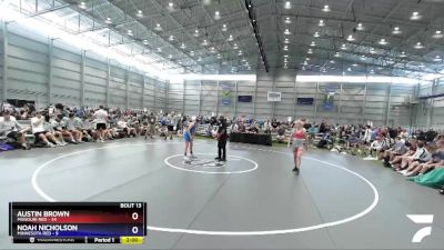 106 lbs Quarters & 1st Wb (16 Team) - Austin Brown, Missouri Red vs Noah Nicholson, Minnesota Red