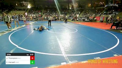 67 lbs Round Of 32 - Johnathan Thompson, Sebolt Wrestling Academy vs Cooper Harwell, Unaffiliated