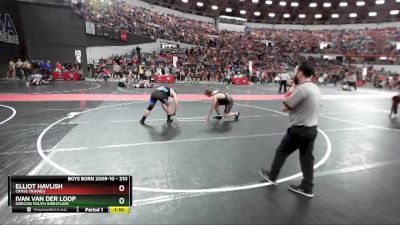 210 lbs Champ. Round 2 - Elliot Havlish, Crass Trained vs Ivan Van Der Loop, Oregon Youth Wrestling