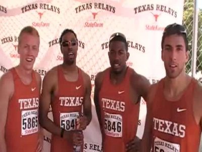 Texas Men DMR champs 940 2010 Texas Relays