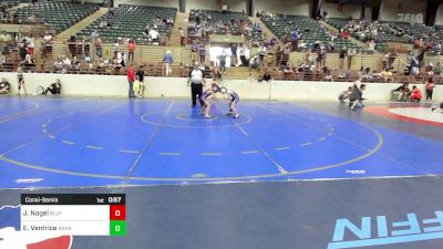 52 lbs Consolation - Jaden Nagel, Bluff Wrestling Club vs Evan Ventrice, Banks Co. BattleBorn Wrestling