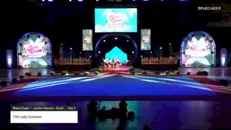 719 Lady Outlaws [2020 Show Cheer 1 - Junior Peewee - Small Day 1] 2020 Pop Warner National Cheer & Dance Championship