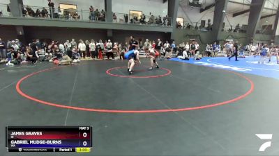 157 lbs Cons. Round 2 - James Graves, ID vs Gabriel Mudge-Burns, WA