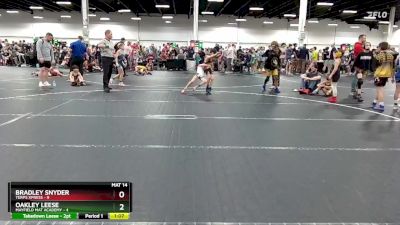 60 lbs Semis (4 Team) - Oakley Leese, Mayfield Mat Academy vs Bradley Snyder, Terps Xpress