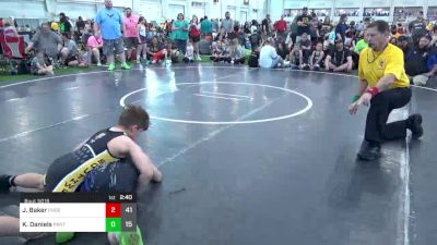 92 lbs Pools - Jacob Baker, Phoenix W.C. vs Kaiden Daniels, Panther Elite