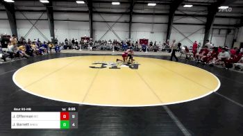 149 lbs Semifinal - Jensen Offerman, Rhode Island College vs James Barrett, Western New England