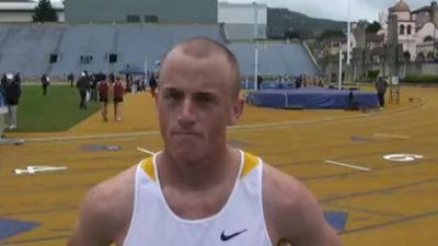 Steve Sodaro, California - 1st place - men's steeple at the 2010 Cal Stanford Big Meet