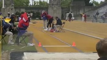 Hammed Suleman, California, winning LJ attempt (24-05) at the 2010 Cal Stanford Big Meet