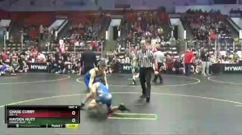 92 lbs Round 1 (4 Team) - Hayden Nutt, Dundee Blue vs Chase Curry, Ida