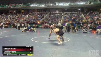 4A 220 lbs Cons. Round 3 - Hayden Haynes, McDowell vs Vincent Nolfo, Holly Springs