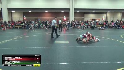 75 lbs Round 1 (4 Team) - Griffin Luttrell, Steel Valley vs Ethan VanDyke, Ares Black