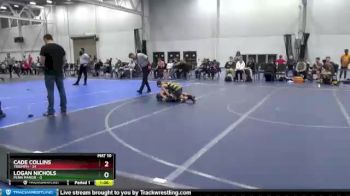 88 lbs Round 3 (8 Team) - Cade Collins, Triumph vs Logan Nichols, Penn Manor