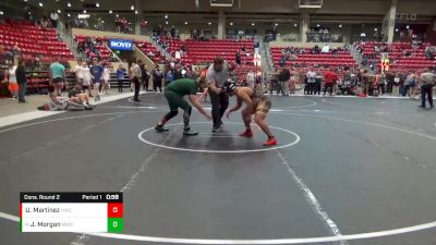 205 lbs Cons. Round 2 - Justin Morgan, Mulvane Wrestling Club vs Uvaldo Martinez, Hugoton Wrestling Club