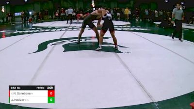 133 lbs Cons. Semi - Nathaniel Genobana, Northern Illinois vs Jace Koelzer, Oklahoma