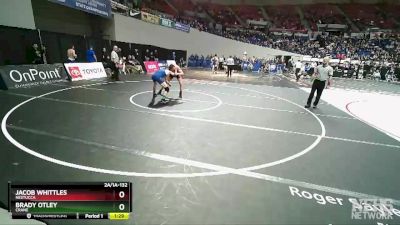 2A/1A-132 Quarterfinal - Brady Otley, Crane vs Jacob Whittles, Nestucca