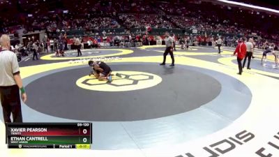 D3-120 lbs Cons. Round 2 - Ethan Cantrell, West Union vs Xavier Pearson, Trinity