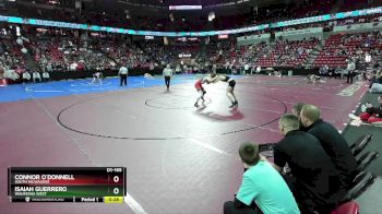 D1-165 lbs Cons. Round 2 - Connor O`Donnell, South Milwaukee vs Isaiah Guerrero, Waukesha West