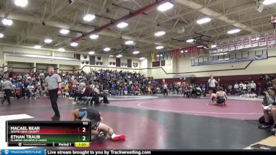 132 lbs Cons. Round 3 - MaCael Bear, South Tama County vs Ethan Traub, Clarion-Goldfield-Dows