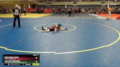 70 lbs Semis & 1st Wrestleback (8 Team) - Nathan Nelson, STMA (St. Michael/Albertville) vs Matthew Bosl, LPGE/B Wolves