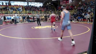 152 lbs Quarterfinal - Bryce Lowery, Roncalli vs MJ Morton, Perry Meridian