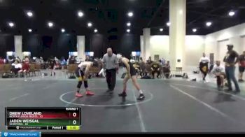 140 lbs Round 1 (6 Team) - Drew Loveland, North Florida Misfits vs Jaden Weisgal, Scorpions