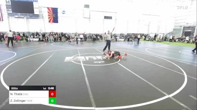 85 lbs Consolation - Nixen Thiele, Cvbjj vs Zade Zollinger, Thorobred