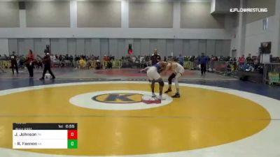 138 lbs Consi Of 32 #2 - Jared Johnson, PA vs Rush Fannon, AK