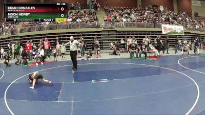 56 lbs Semifinal - Nixon Newby, WESTLAKE vs Uriah Gonzales, Montrose Elite