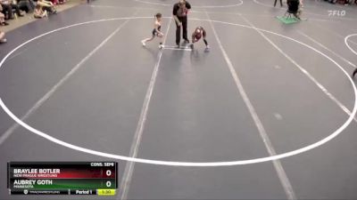 Round 1 - Braylee Botler, New Prague Wrestling vs Aubrey Goth, Minnesota