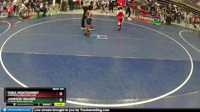 50 lbs Cons. Round 2 - Jameson Walker, LV Bear Wrestling Club vs Taika Montgomery, Champions Wrestling Club