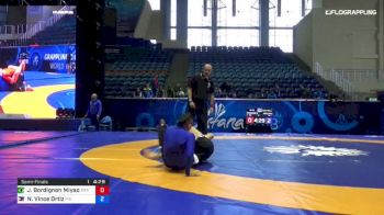 Joao Ricardo Bordignon Miyao vs Nathaniel Vince Ortiz UWW World Championships