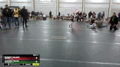 70 lbs Round 2 (6 Team) - Maverix Milan, Mi Pitbulls vs Robert Wilson, Ares Red