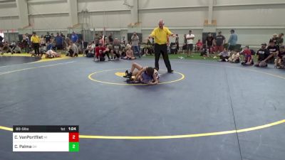 80-S lbs 3rd Place - Chase VanPortfliet, MI vs Cole Palma, OH