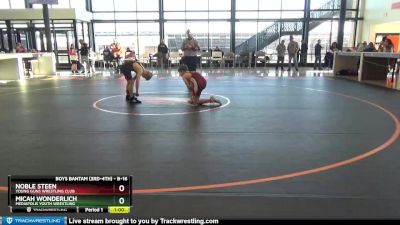 B-16 lbs Round 2 - Noble Steen, Young Guns Wrestling Club vs Micah Wonderlich, Mediapolis Youth Wrestling