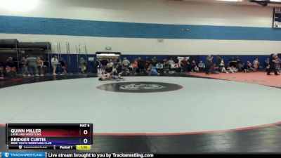 110 lbs Round 1 - Bridger Curtis, Ririe Youth Wrestling Club vs Quinn Miller, Lakeland Wrestling