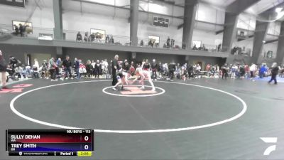 113 lbs Cons. Round 4 - Sully DeHan, WA vs Trey Smith, OR