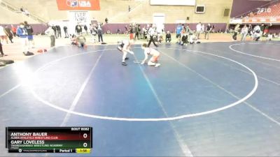 156-156 B Round 1 - Gary Loveless, Thoroughbred Wrestling Academy (TWA) vs Anthony Bauer, Alber Athletics Wrestling Club