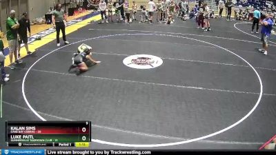 80 lbs Round 1 (6 Team) - Luke Paitl, Summerville Takedown Club vs Kalan Sims, Cane Bay Cobras