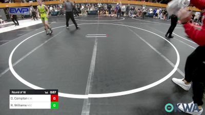 105 lbs Round Of 16 - Darrell Compton, Elgin Wrestling vs Riley Williams, Norman Grappling Club