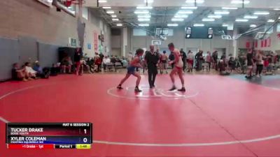 132 lbs Cons. Round 1 - Xyler Coleman, Fighting Squirrels WC vs Tucker Drake, Boise Youth