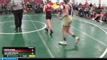 70 lbs Round 2 (8 Team) - Costa Paxos, Junior Terps Xpress (MY) vs Treyden Diduch, Team Gotcha (IL)