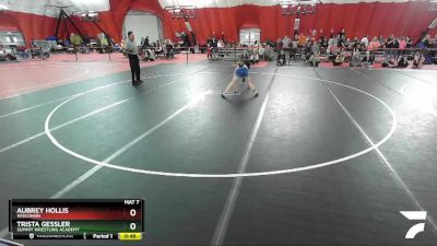 127 lbs Semifinal - Trista Gessler, Summit Wrestling Academy vs Aubrey Hollis, Wisconsin