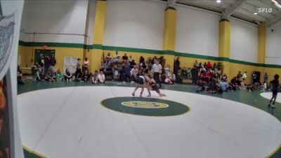 100 lbs Quarterfinal - Frank Giardina, Knights Youth Wrestling vs Kj Carberry, C2X