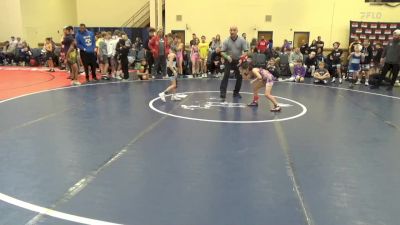 55 lbs Rr Rnd 7 - Zoey Eicher, Phoenix K-8 vs Andrew Huffman, Louisville WC K-8